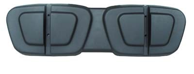 CLUB CAR GOLF CART PART BLACK PLASTIC SEAT BACK CAP GAS & ELECTRIC 2000-UP DS