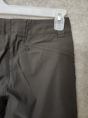 Athleta Nylon Stretch Pants Womens 2 Petite Green Cargo Pocket Hiking - Picture 5 of 8