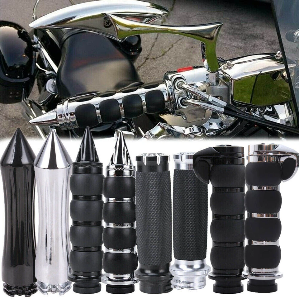 Empuñaduras de extremo de manillar de 1" para Kawasaki Vulcan VN 1700 1600 1500 2000 800 900 Foto 4 de 4