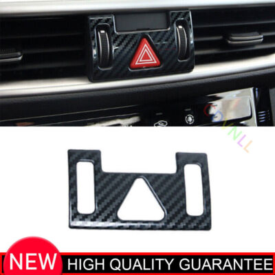 For Kia K3 Forte 2019-21 Steel Carbon Fiber Middle Console Air Outlet Vent Cover
