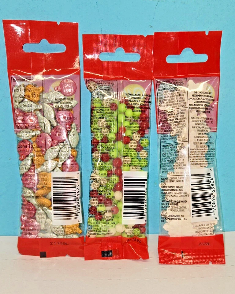 Lote de 3 decoraciones de caramelos de pan de jengibre Wilton Foto 2 de 4