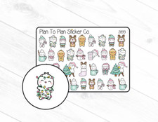 2893 Christmas Deco Planner Stickers.