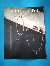 CLIPPING ARTICOLO DI GIORNALE PUBBLICITA' GIOIELLI AIROLDI DA COLLEZIONE - (96)