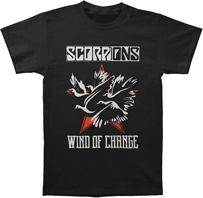 SCORPIONS cd lgo WIND OF CHANGE  Official SHIRT XL New crazy world blackout