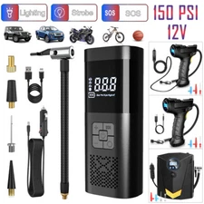 150PSI Tire Inflator Car Air Pump Compressor Electric Digital for Car Boat Truck