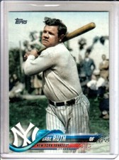  2018 Topps Update Photo Variations #US7B Babe Ruth - New York Yankees