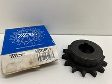 NEW IN BOX MARTIN 1'' BORE 14-TOOTH ROLLER CHAIN SPROCKET 50BS14HT-1