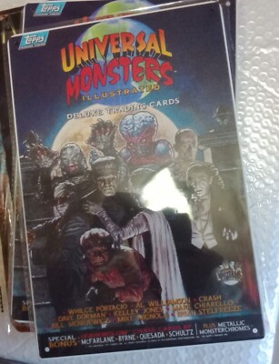 Universal Monsters! Tin Sign 8 Of The Best Old Time Monsters Creature 🔥
