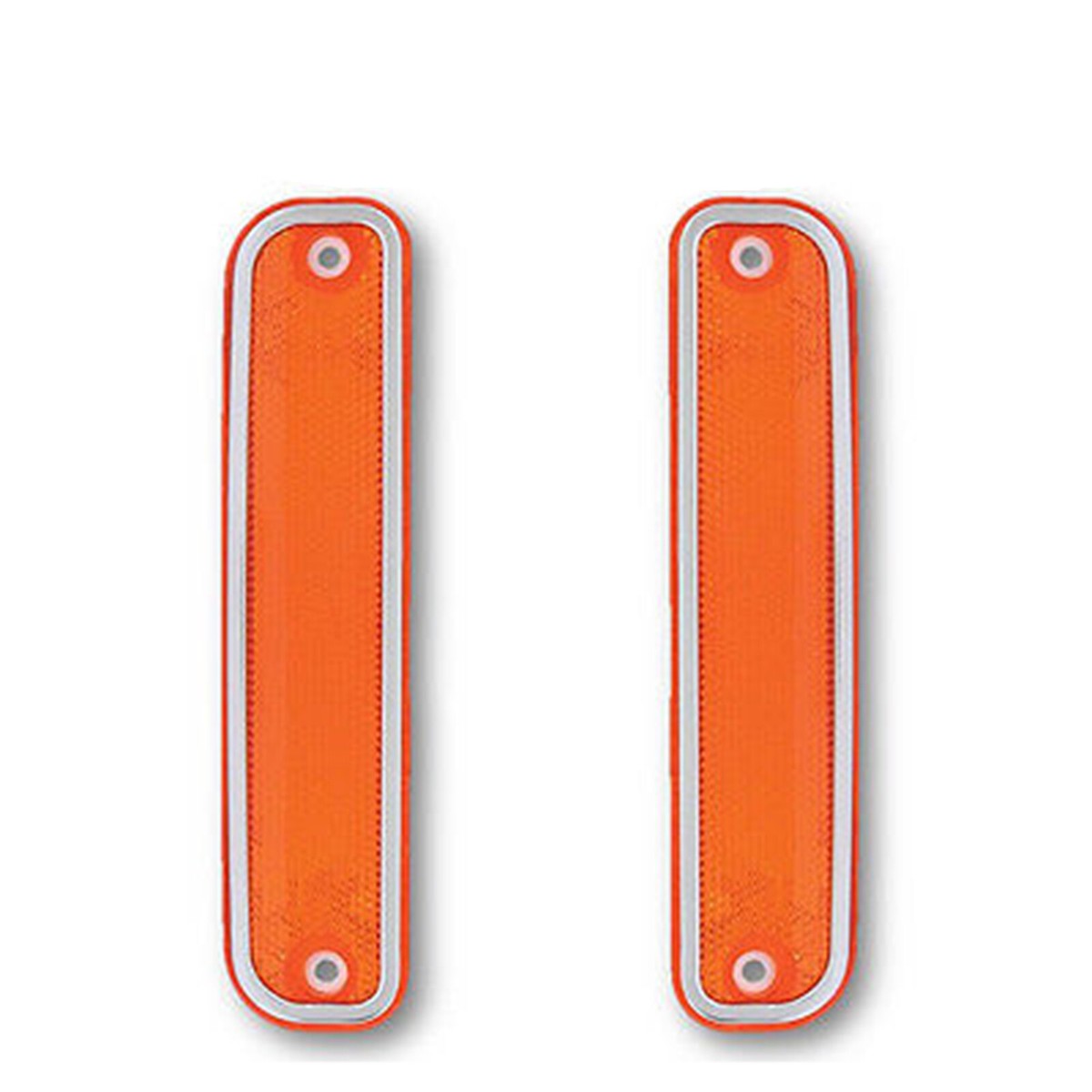 1973-74 Square Body Chevy & GMC Truck Parking Light Lens, Amber Non-Diffused, Right - Foto 3