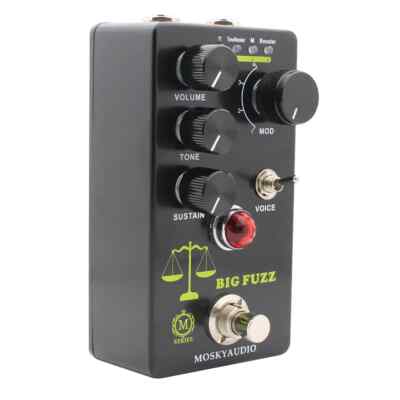 Effect Pedal Fuzz Guitar Pedal with 4 Buttons for Guitar Bass