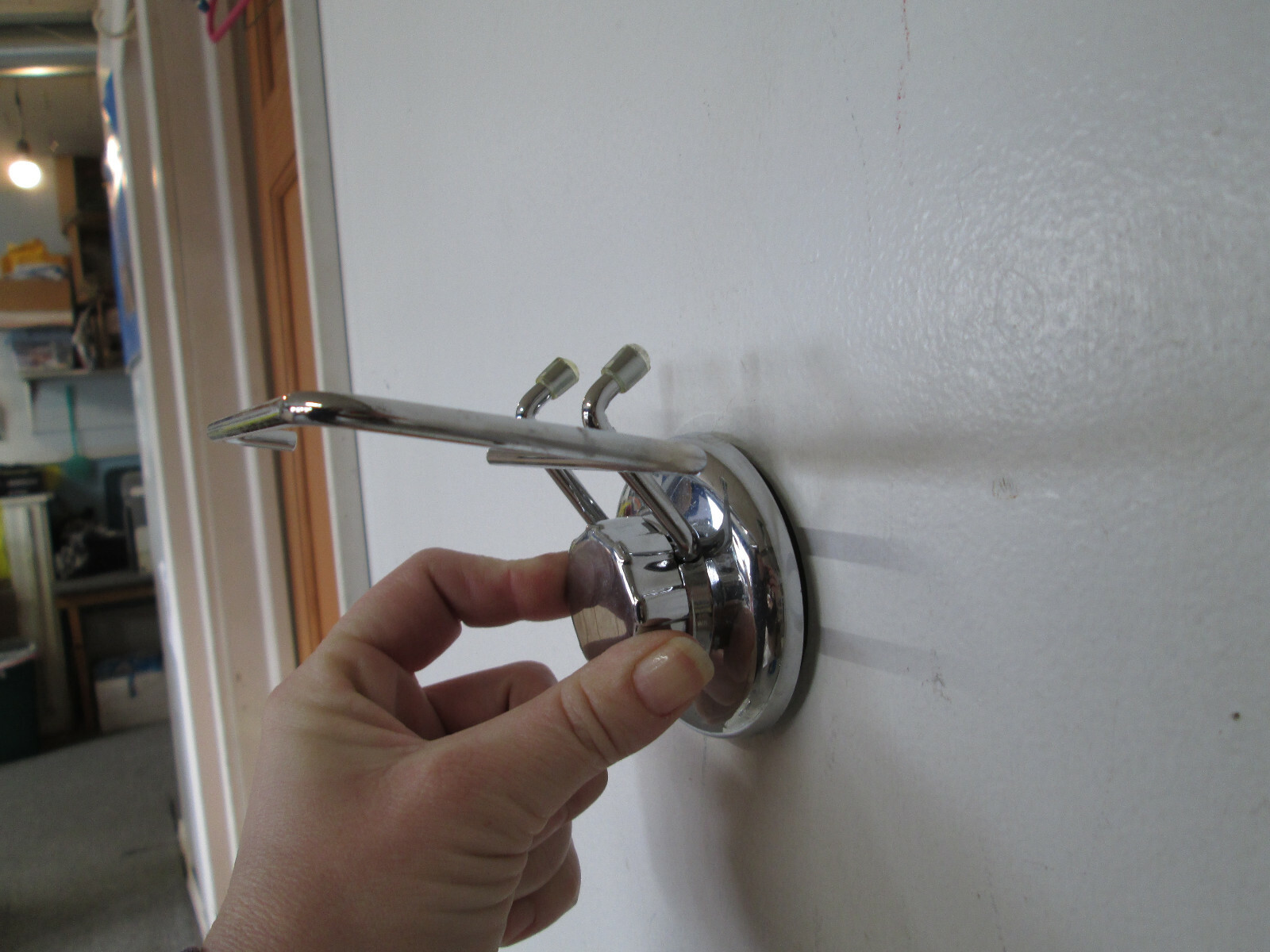 Hasko Corner Shower Caddy & Toilet Paper Holder, Suction Cup, New eBay