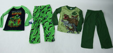 Boys Lot 2 Minecraft Jurassic World 2 Piece Pajama Sets Size XSW 4/5 NEW