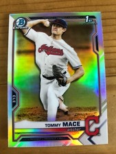 ⚾2021 Bowman Draft Chrome 1st Refractor TOMMY MACE- BDC-111- Cleveland Guardians