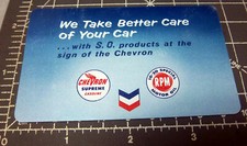 Vintage Wallet advertising Calendar, Chevron, Standard Oil of California 1957