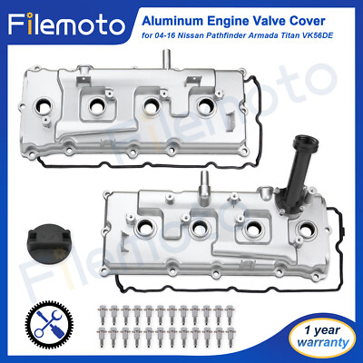 Aluminum Valve Cover w/ Gasket for 04-16 Nissan Pathfinder Armada
