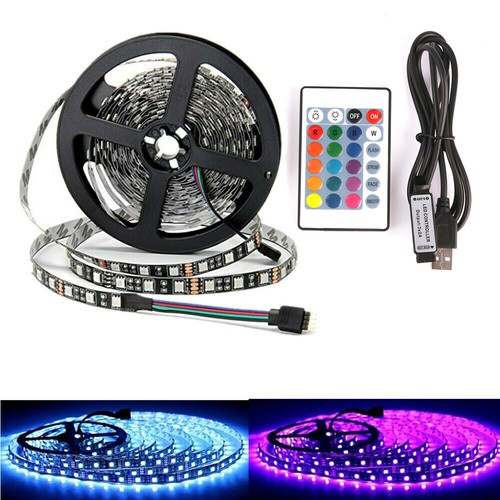 USB TV PC LED STRIP LIGHT KIT RGB COLOUR CHANGING BACKLIGHT WIRELESS REMOTE UK - Picture 22 of 28