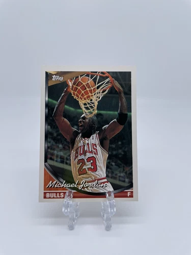 1993 Topps Michael Jordan #23 Rare, Error Wrong DOB, Great Condition