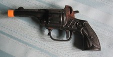 VINTAGE KENTON BULLDOG CAST IRON SINGLE SHOT TOY CAP GUN