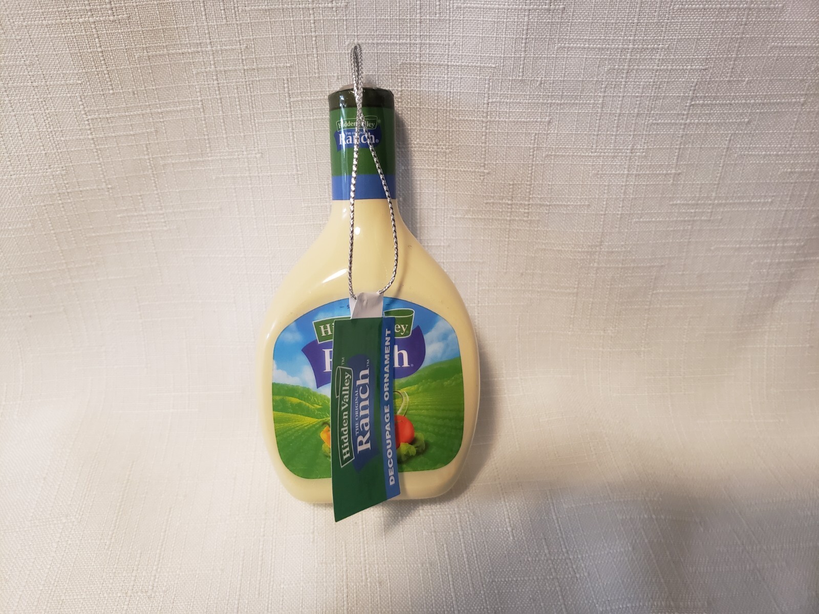 Hidden Valley Ranch Dressing Bottle Decoupage Christmas Ornament New eBay