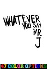 Vinyl Decal Truck Car Sticker Laptop - DC Comics Joker Harley Whatever You Say