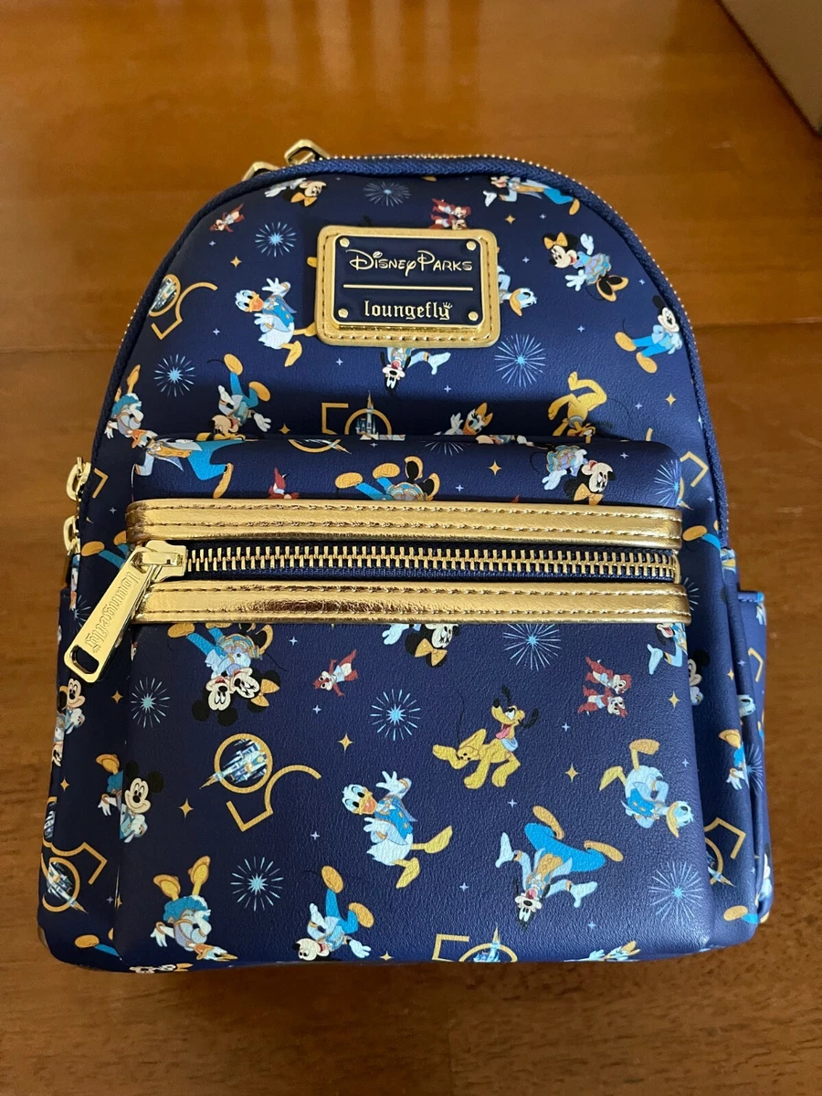 Walt Disney World 2021 Loungefly 50th Anniversary Celebration Mini Backpack  - NW | eBay