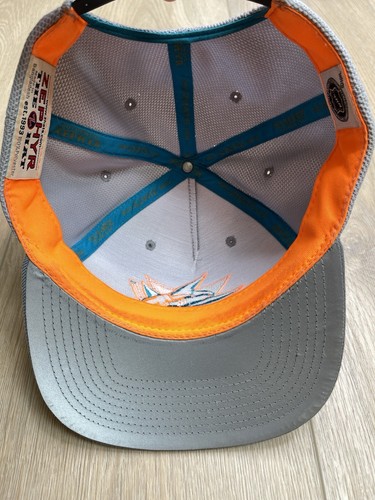 Vintage San Jose Sharks NHL Hockey Hat Baseball Cap Unique Colorway Zephyr Z Hat - Picture 7 of 23