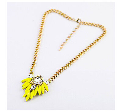 NEW Urban Anthropolo​​gie Mica Fringe Petite Yellow Necklace