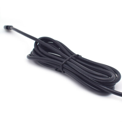 6pcs 2M/6.6FT USB C Type C Male Plug 2 Bare Wire Pigtail DIY Cable 22AWG Black