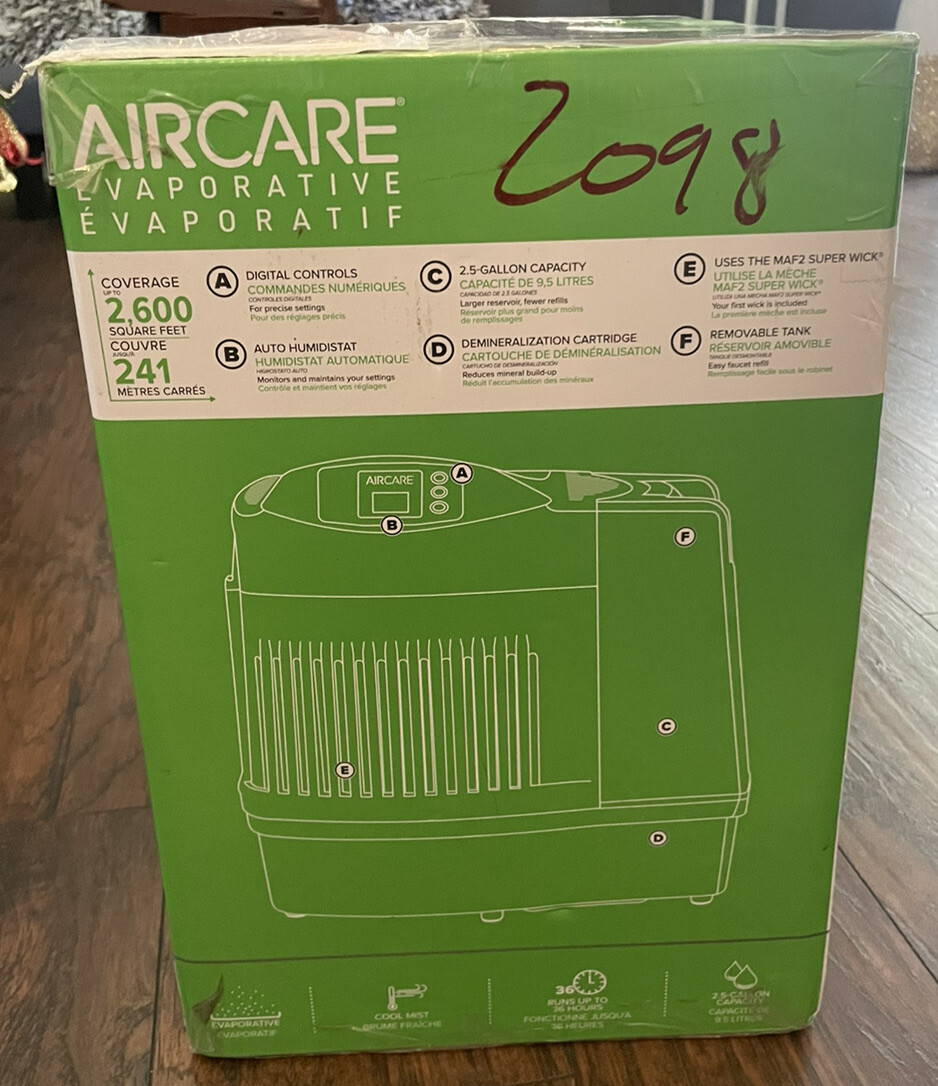 AIRCARE MA0800 Mini Console Cool Mist Humidifier - White FREE SHIPPING!!!
