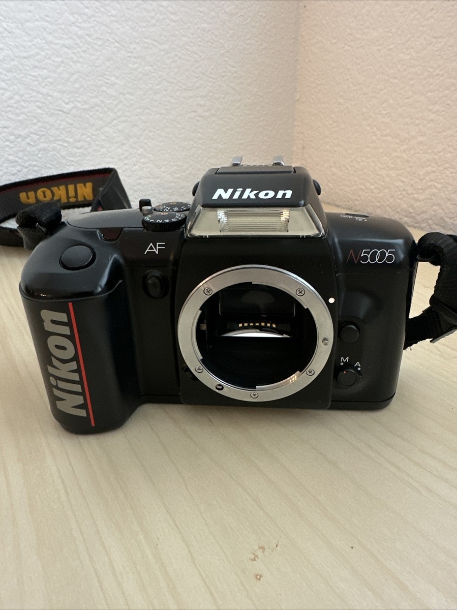Nikon N5005 35mm SLR Film Camera Body Only Not Tested For Parts Only