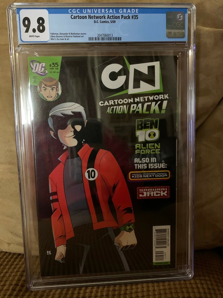 CGC 9.8 ~ ONLY GRADED COPY Cartoon Network Action Pack #35 BLACK