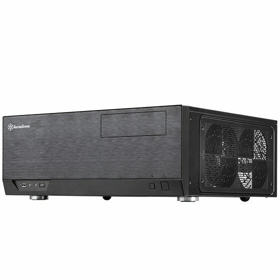 Silverstone SST-GD09B-C (Black, Type-C port) Grandia Series 358mm Deep HTPC Case - Image 2 of 3