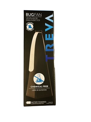 New Treva Bug Insect Fly Repellent Portable Powered  Fan