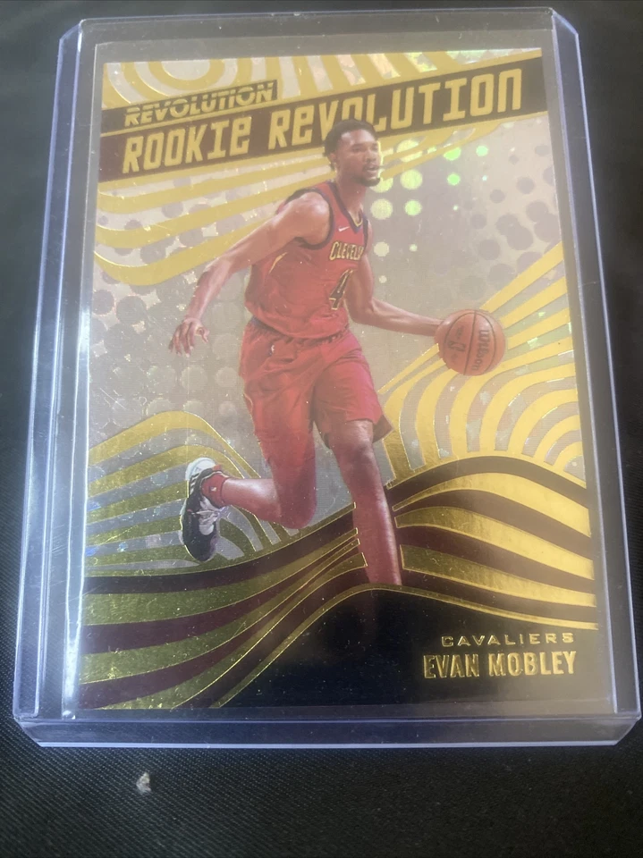 EVAN MOBLEY FRACTAL PRIZM ROOKIE CARD REVOLUTION  2021-22 Revolution Evan Mobley - Image 2 of 4