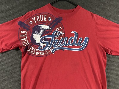 Shady Ltd T Shirt Medium Red Distressed Screwball Y2K Eminem | eBay