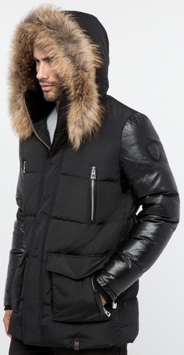WINTER LEATHER SLEEVES JACKET*NWT* | eBay