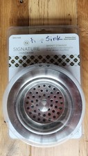 Signature Hardware SH171WH 3-1/2 in. Solid Brass Basket Strainer w Lift Stopper