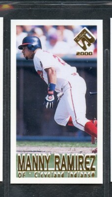 2000 Pacific Private Stock PS-2000 Action Mini - #14 - Manny Ramirez - Indians