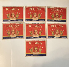 Lot of 7 Vtg Regina Human Hair Net Bobbed Mesh Medium Brown Cap Shape