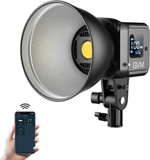 GVM 80W Video Light, Continuous Lighting for Photography with Bowens Mount, 2700