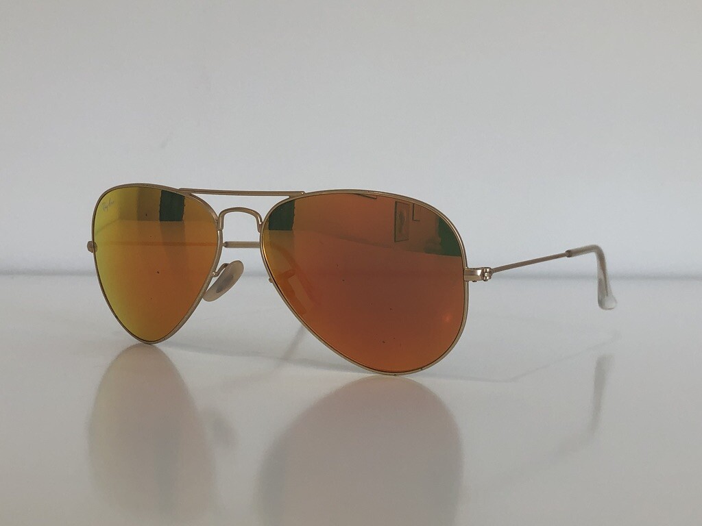 Ray Ban RB 3025 112/69 Aviator Large Metal Gold Sunglasses 58-14