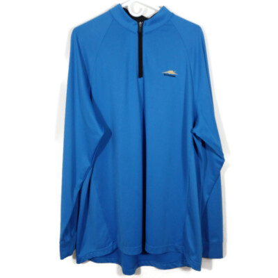 Adidas Golf Men's Climalite 1/4 Zip Sweatshirt Pulse Blue Size XL South Shore