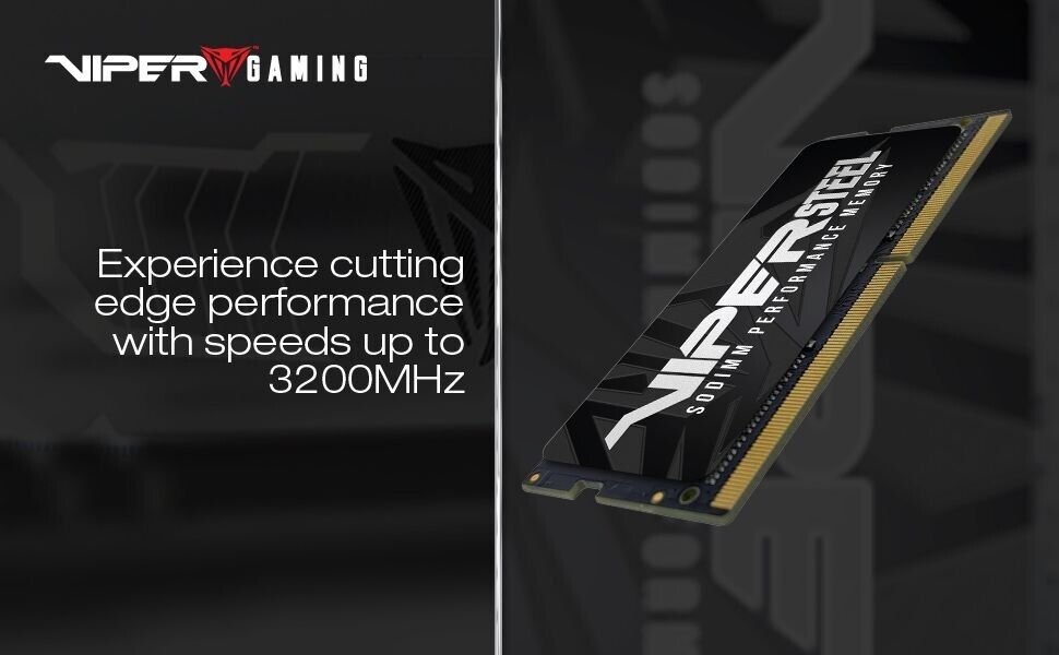 Patriot Viper Steel 8GB (1x8G) DDR4-2666 PC4-21300 C18 SODIMM XMP