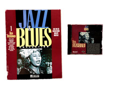 ELLA FITZGERALD 1995 FRENCH "EDITIONS ATLAS" BOOKLET & CD SET; JAZZ/VOCALS/SWING