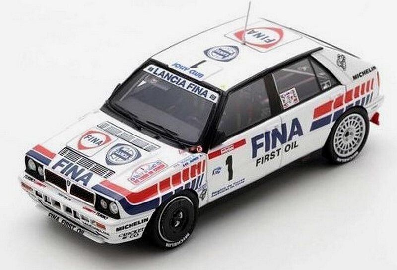 Spark Model LANCIA DELTA HF N.1 2nd T.D.CORSE RALLY DE FRANCE 1991 D