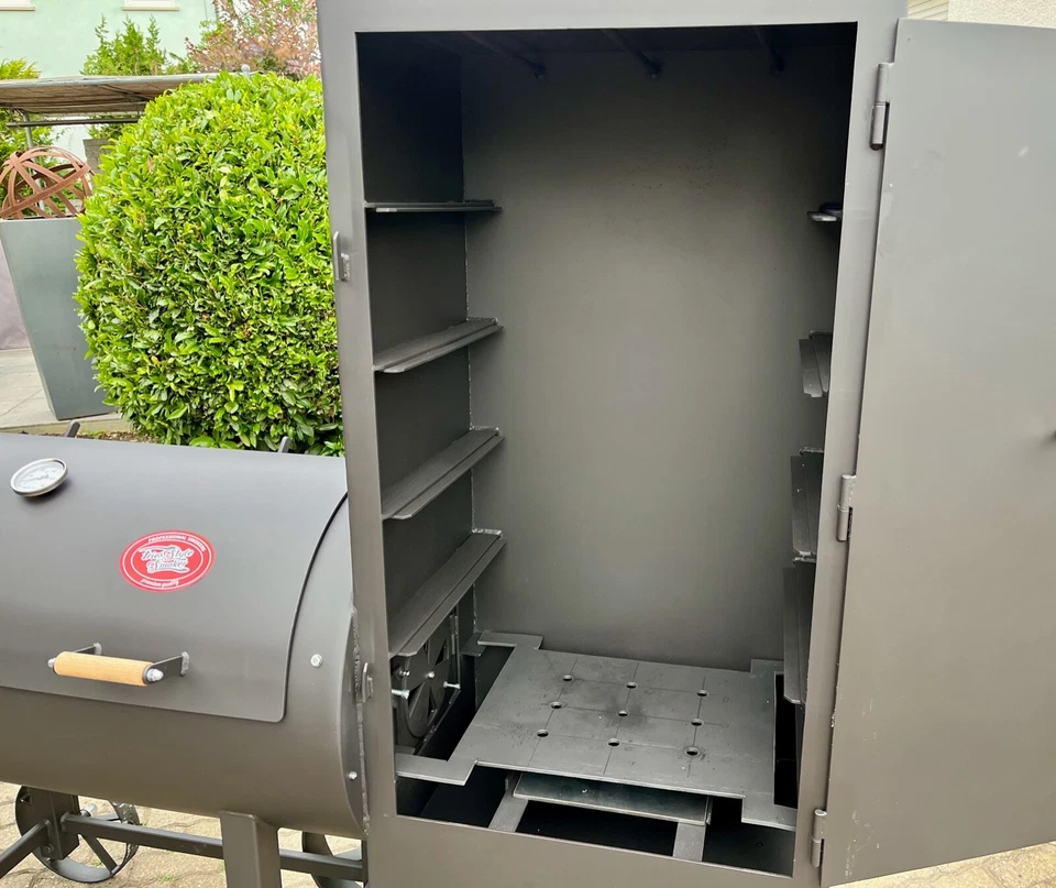 BBQ FriesStyle Smoker XXL mit Räucherschrank für Gastro  Materialstärke 5 mm - Bild 4 von 4