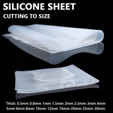 Silicone Rubber Sheet Thick 0.5-30mm HIGH TEMP Gasket Material Seals Cut to Size