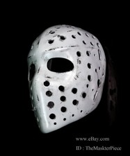 Ice Hockey Mask Goalie Helmet Wearable Home Decor JORMA VALTONEN Worn-out G137