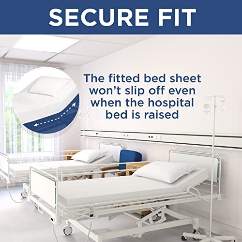 Fitted Hospital Bed Sheets - Cotton Rich Soft Knitted Jersey Sheet 2 ...