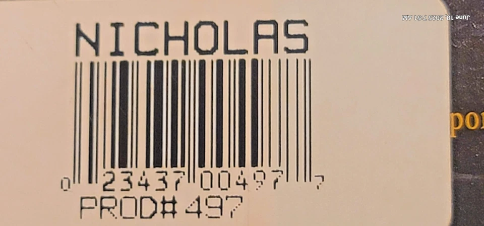 NICHOLAS Work Gear Made in USA Heavy Suede Cowhide No. 497 Tool Pouch New - Image 4 of 4